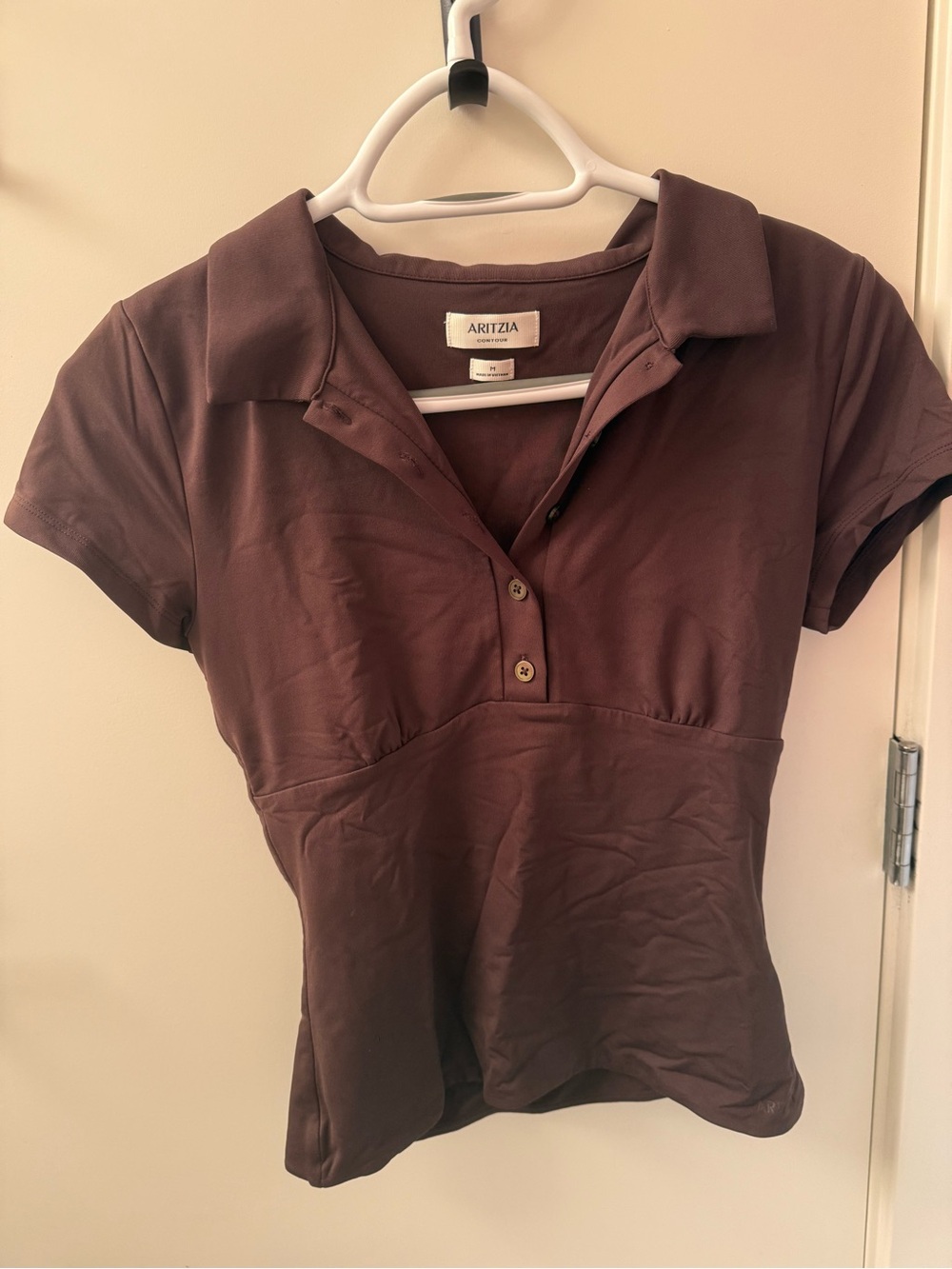 Aritzia Original Contour Flyer Polo T-Shirt